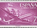 Spain 1955 Transports 7 Ptas Lilac Edifil 1178. Spain 1955 1178 Nao. Subida por susofe